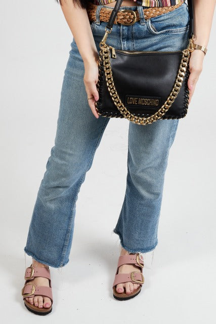 LOVE MOSCHINO JCPPG BORSA PU en color NEGRO (5)