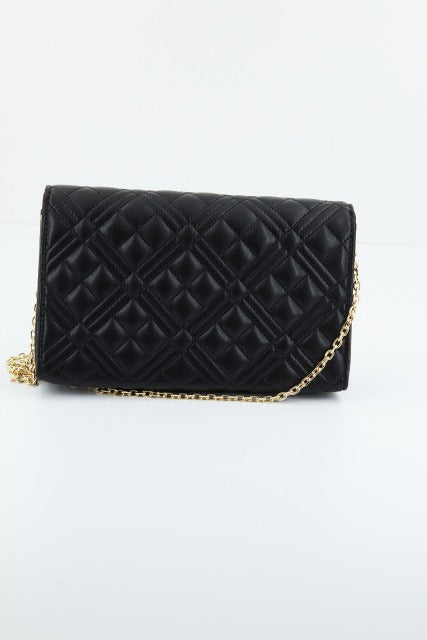 LOVE MOSCHINO BORSA QUILTED en color NEGRO (3)
