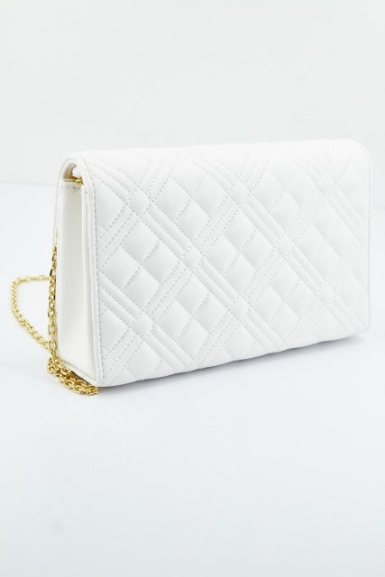 LOVE MOSCHINO BORSA QUILTED en color BLANCO (2)