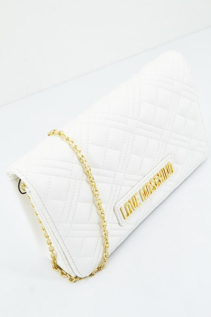 LOVE MOSCHINO BORSA QUILTED en color BLANCO (3)