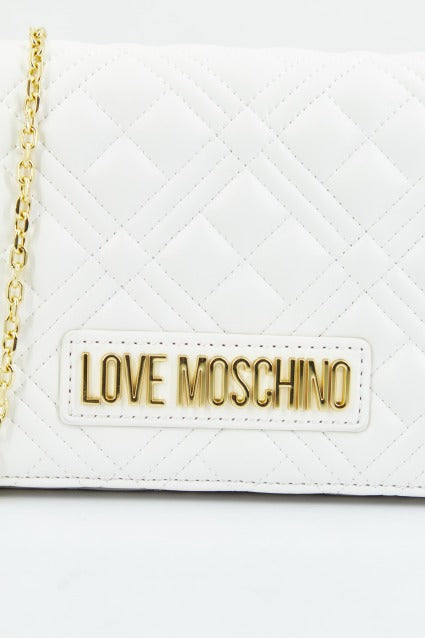 LOVE MOSCHINO BORSA QUILTED en color BLANCO (4)