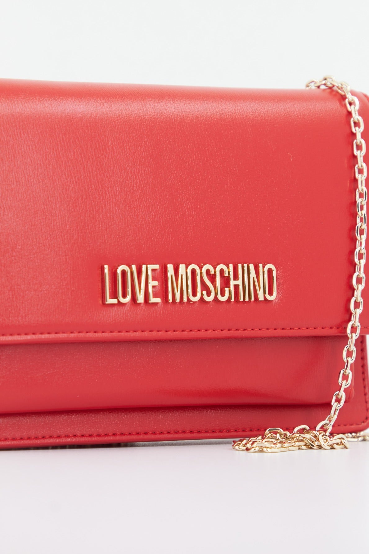 LOVE MOSCHINO BORSA PU en color ROJO (4)