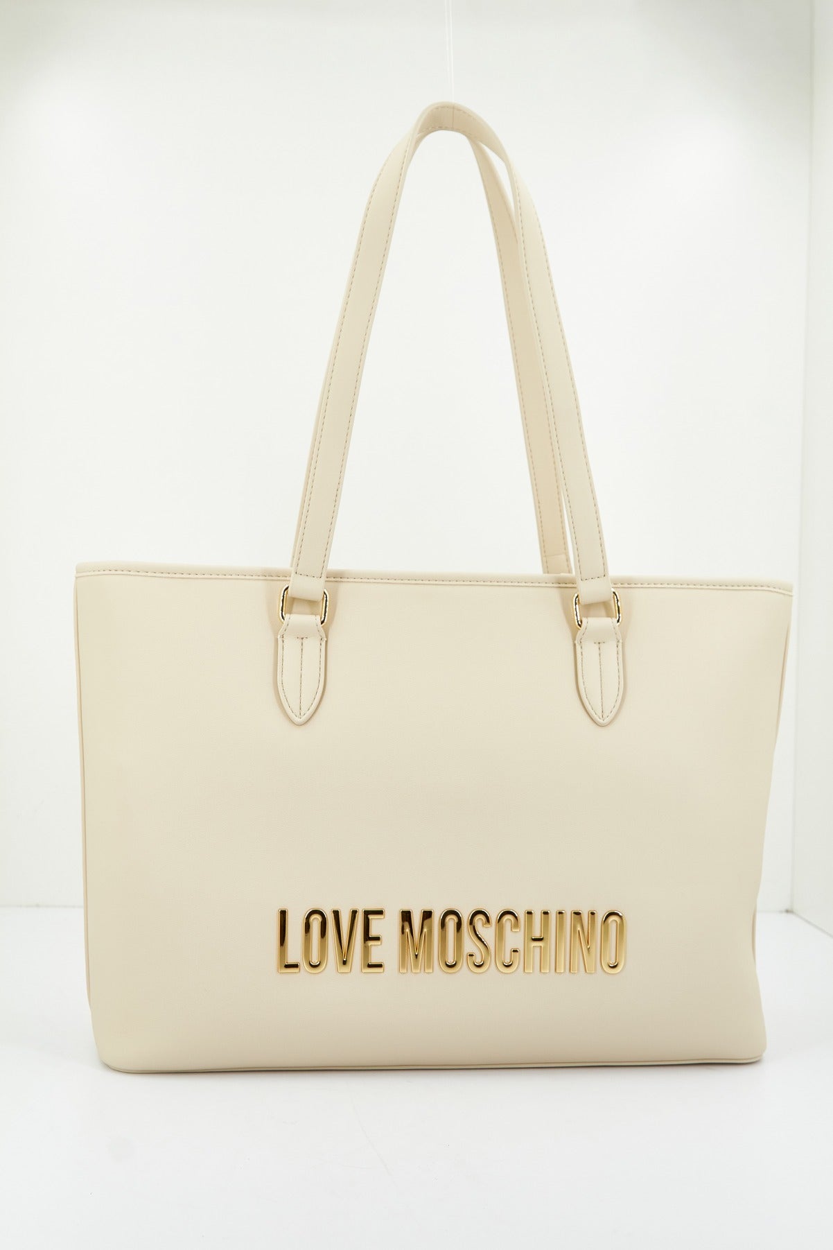 LOVE MOSCHINO BORSA PU en color BLANCO (1)