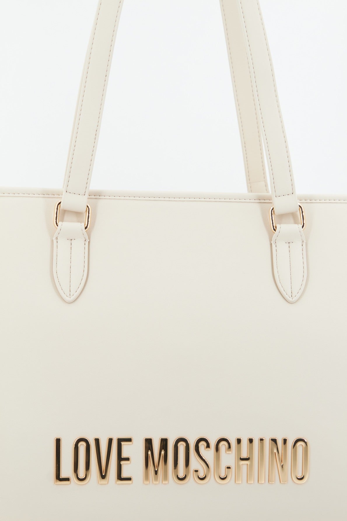 LOVE MOSCHINO BORSA PU en color BLANCO (4)