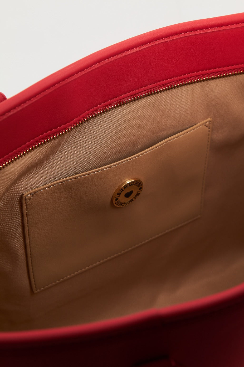 LOVE MOSCHINO BORSA PU en color ROJO (4)