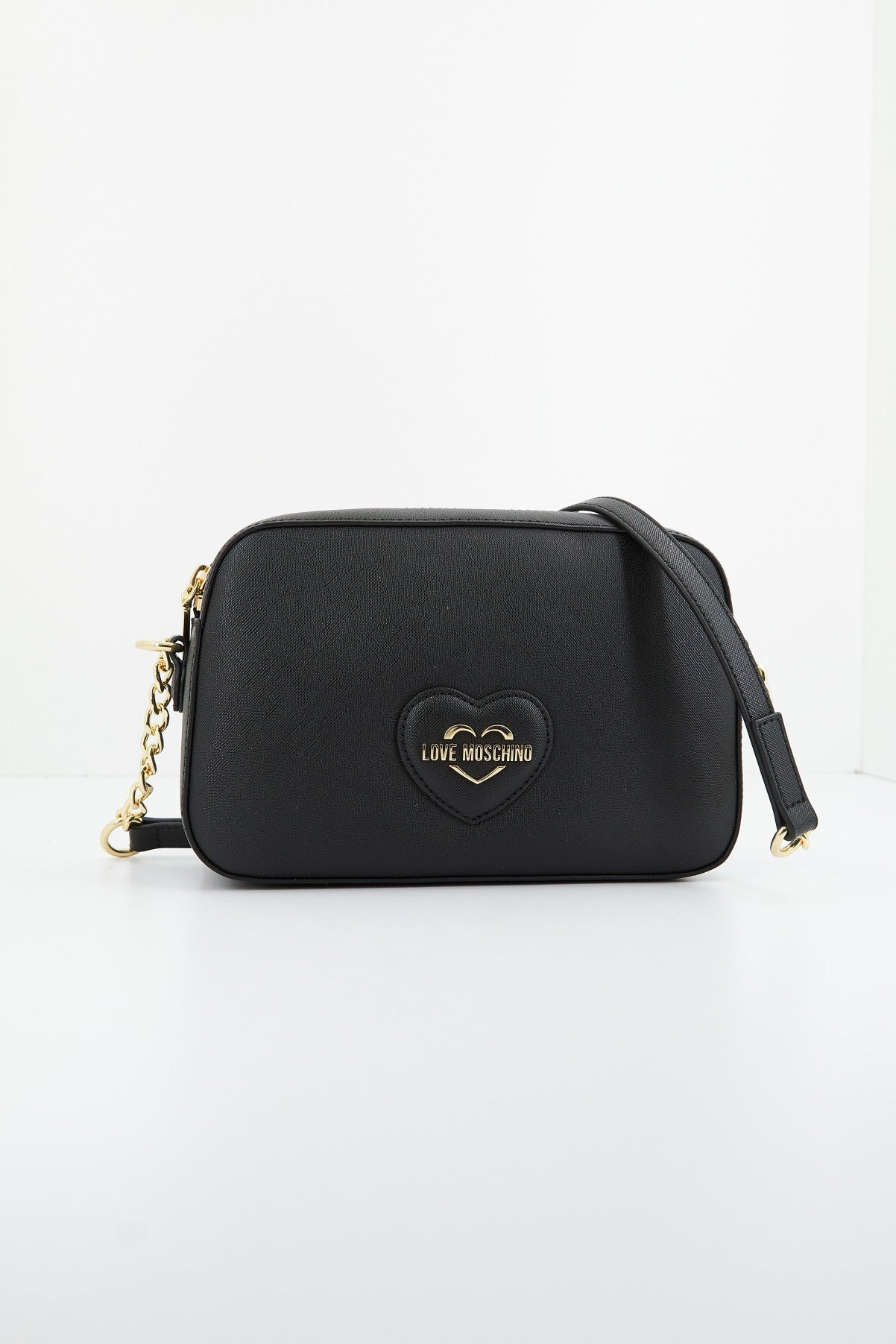 LOVE MOSCHINO SAFFIANO en color NEGRO (1)