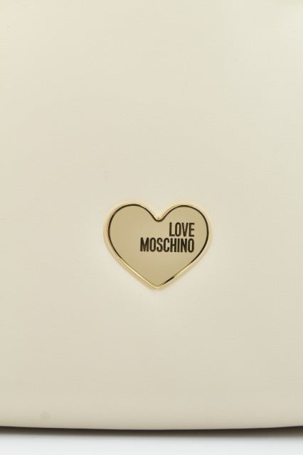 LOVE MOSCHINO BORSA PU en color BLANCO (4)