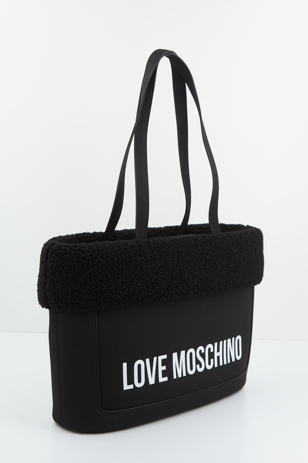 LOVE MOSCHINO JCPPH BORSA SUEDE en color NEGRO (1)
