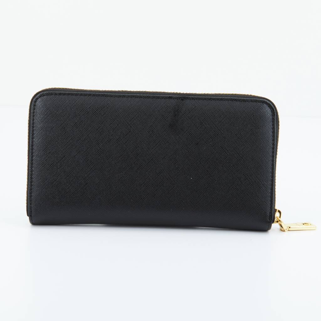 LOVE MOSCHINO PORTAFOGLIO SAFFIANO en color NEGRO (3)