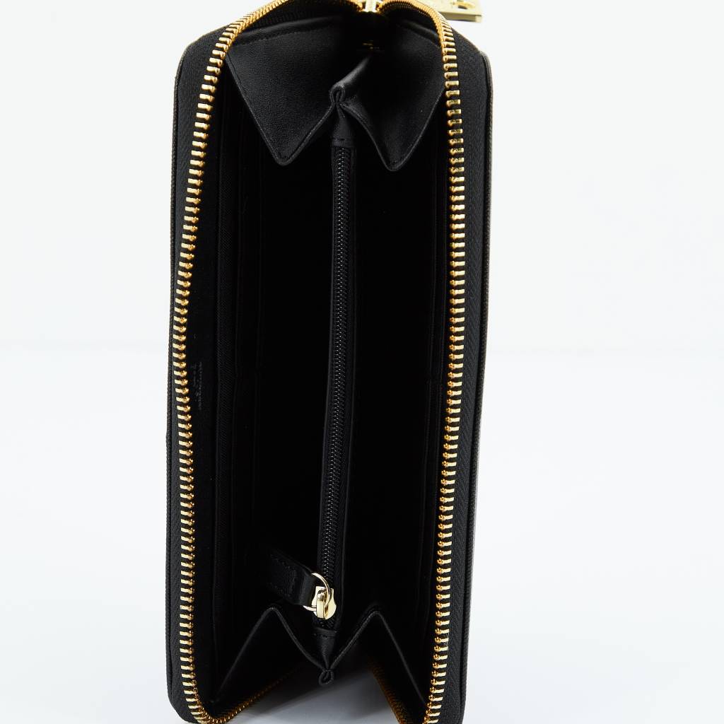 LOVE MOSCHINO PORTAFOGLIO SAFFIANO en color NEGRO (4)