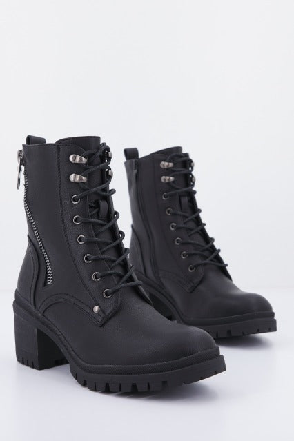 EMMSHU KADE BOTIN CORDONES en color NEGRO (2)