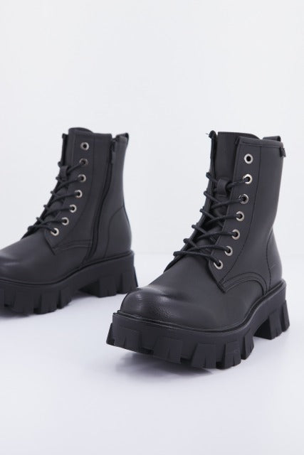 EMMSHU KING BOTIN CORDONES en color NEGRO (2)