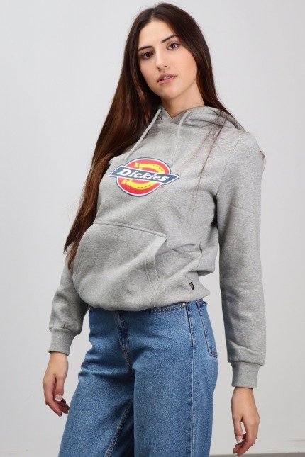 DICKIES ICON LOGO HOODIE W en color GRIS (2)
