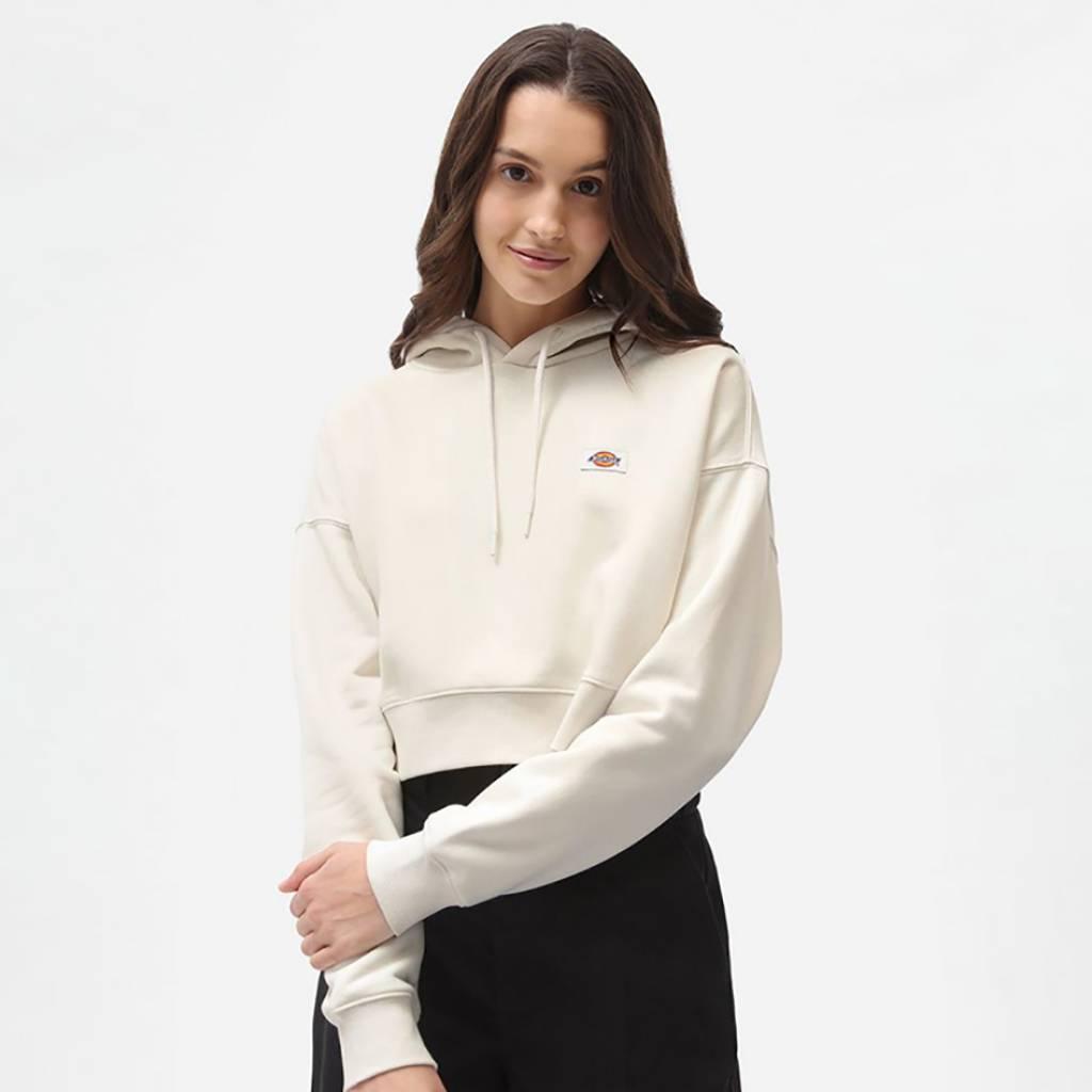 DICKIES OAKPORT CROPPED HOODIE en color BLANCO (5)