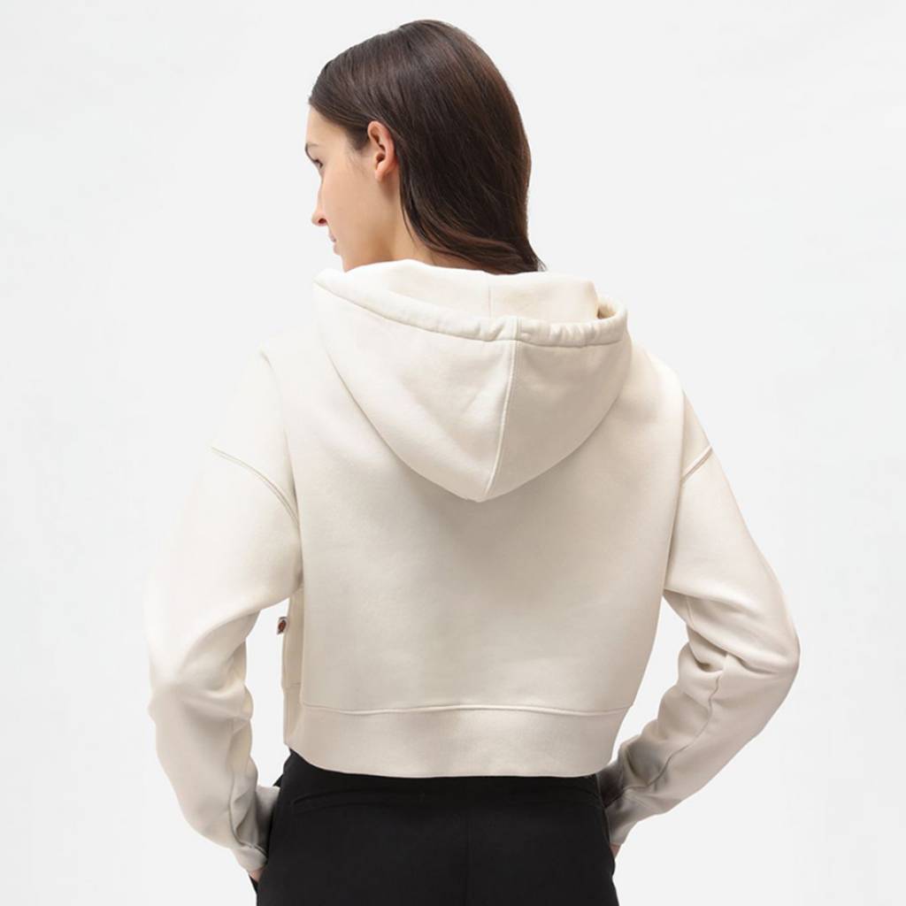 DICKIES OAKPORT CROPPED HOODIE en color BLANCO (6)