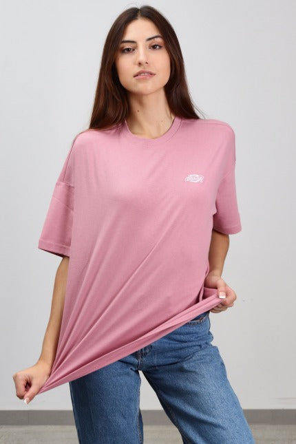 DICKIES SUMMERDALE TEE SS W en color ROSA (2)