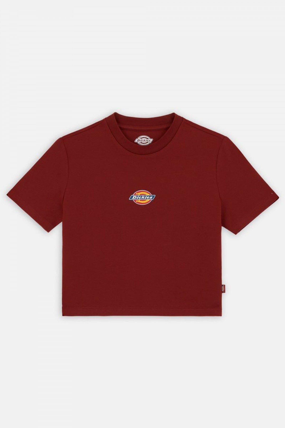 DICKIES MAPLE VALLEY TEE en color BURDEOS (2)