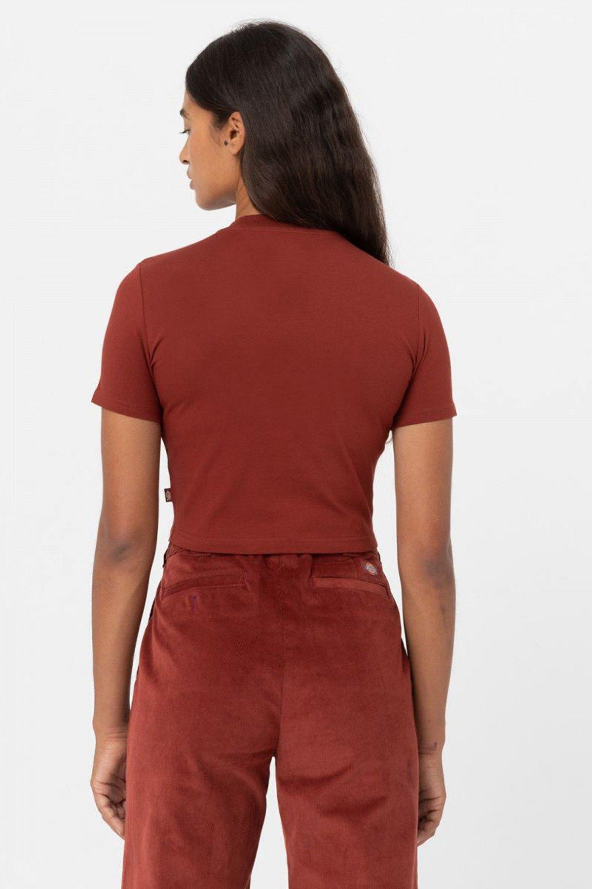 DICKIES MAPLE VALLEY TEE en color BURDEOS (3)