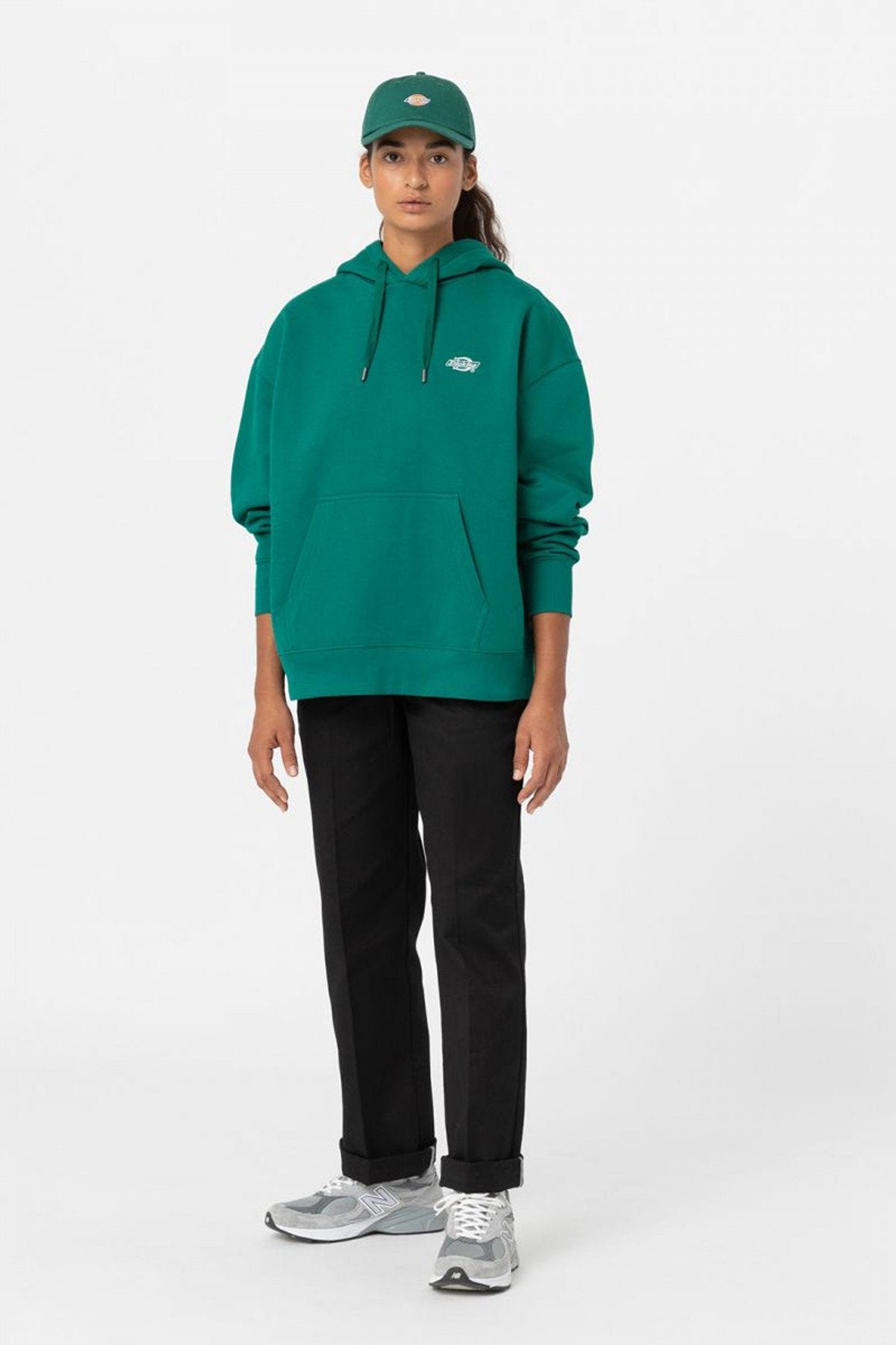 DICKIES SUMMERDALE HOODIE W en color VERDE (4)