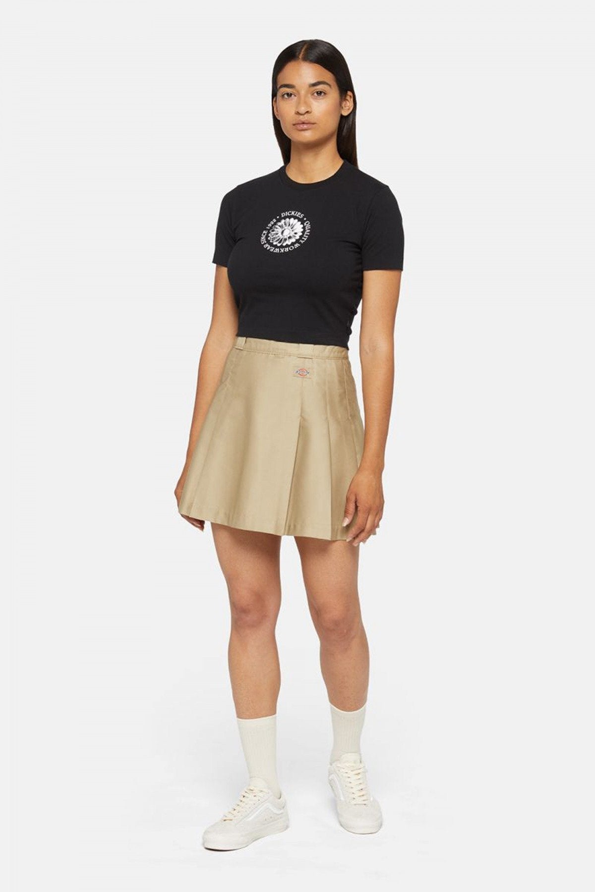 DICKIES ELIZAVILLE SKIRT en color MARRON CLARO (4)