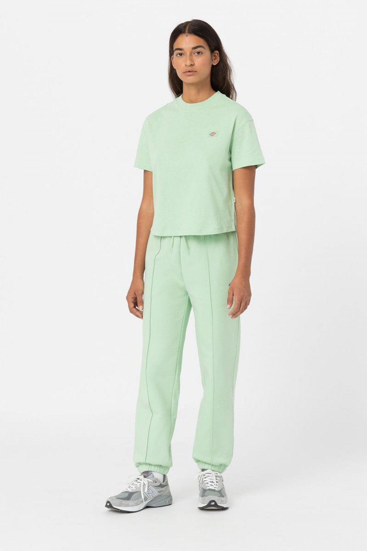 DICKIES OAKPORT BOXY TEE SS W en color VERDE (4)