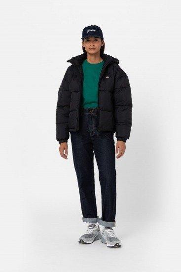 DICKIES ALATNA OVERSIZED PUFFER en color NEGRO (4)