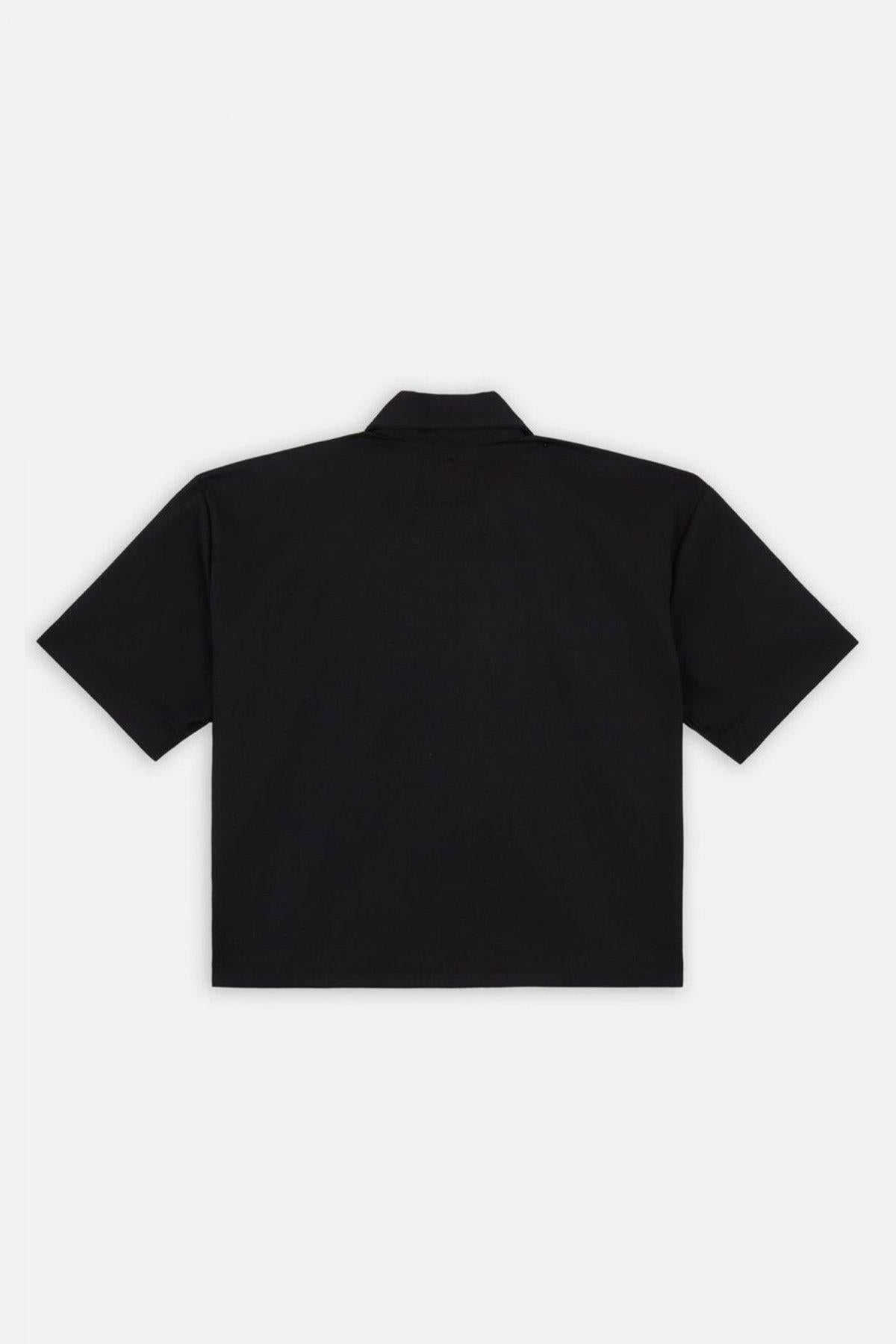 DICKIES WORK SHIRT CROPPED SS en color NEGRO (4)