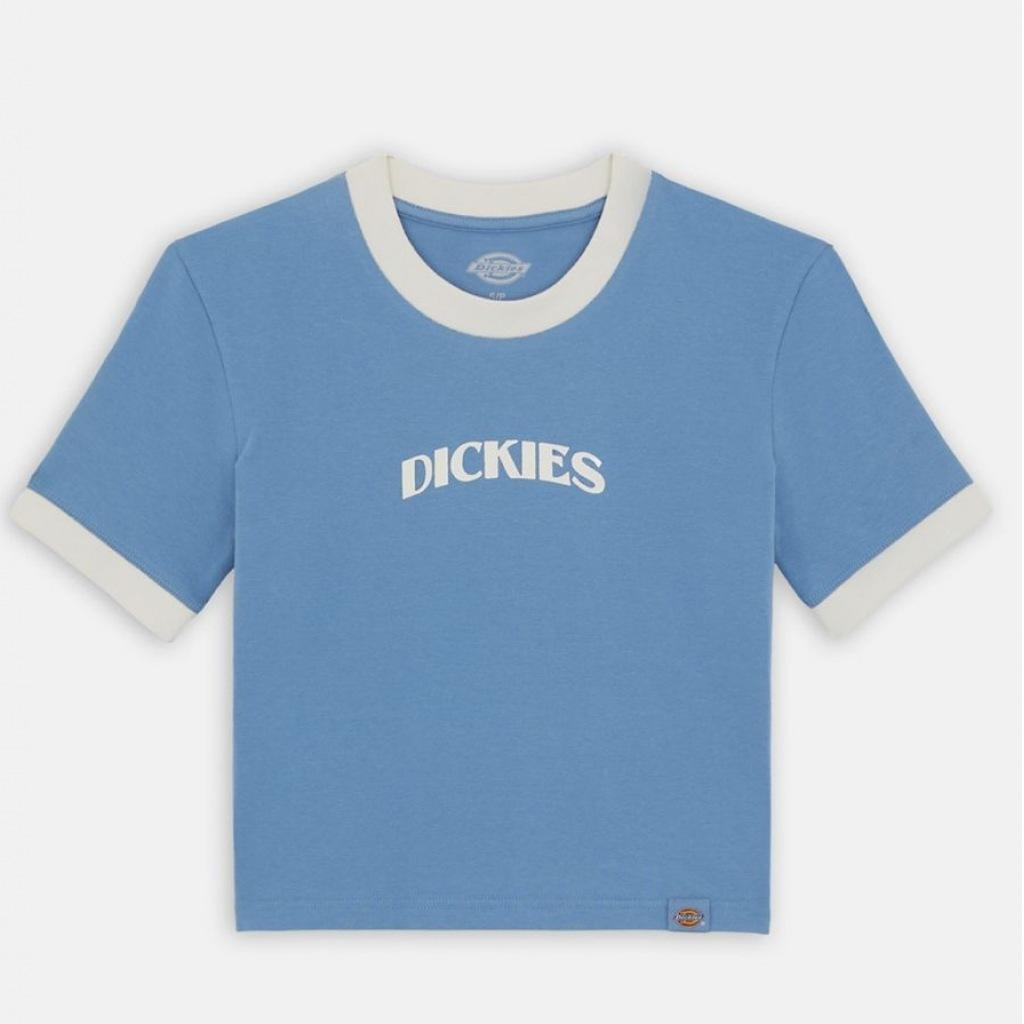 DICKIES HERNDON RINGER SS W en color AZUL (1)