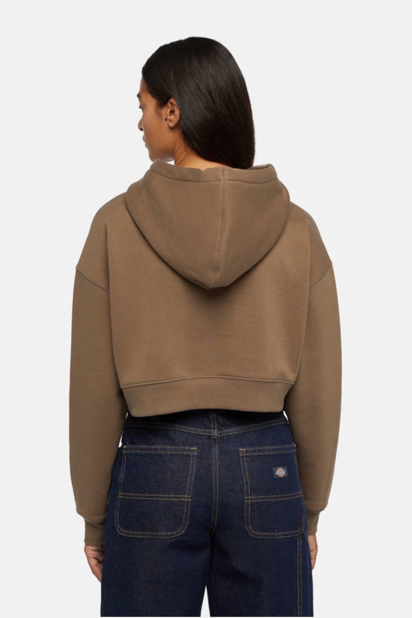 DICKIES OAKPORT CROPPED HOODIE en color MARRON (3)