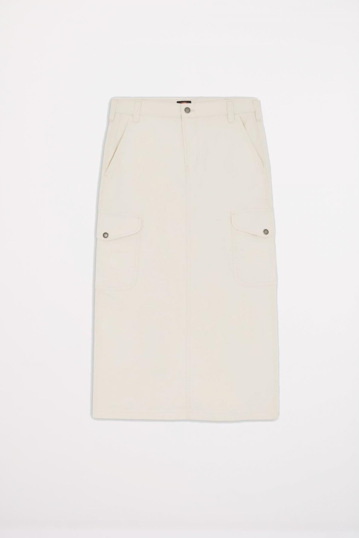 DICKIES DUCK CANVAS CARGO SKIR en color BLANCO (2)