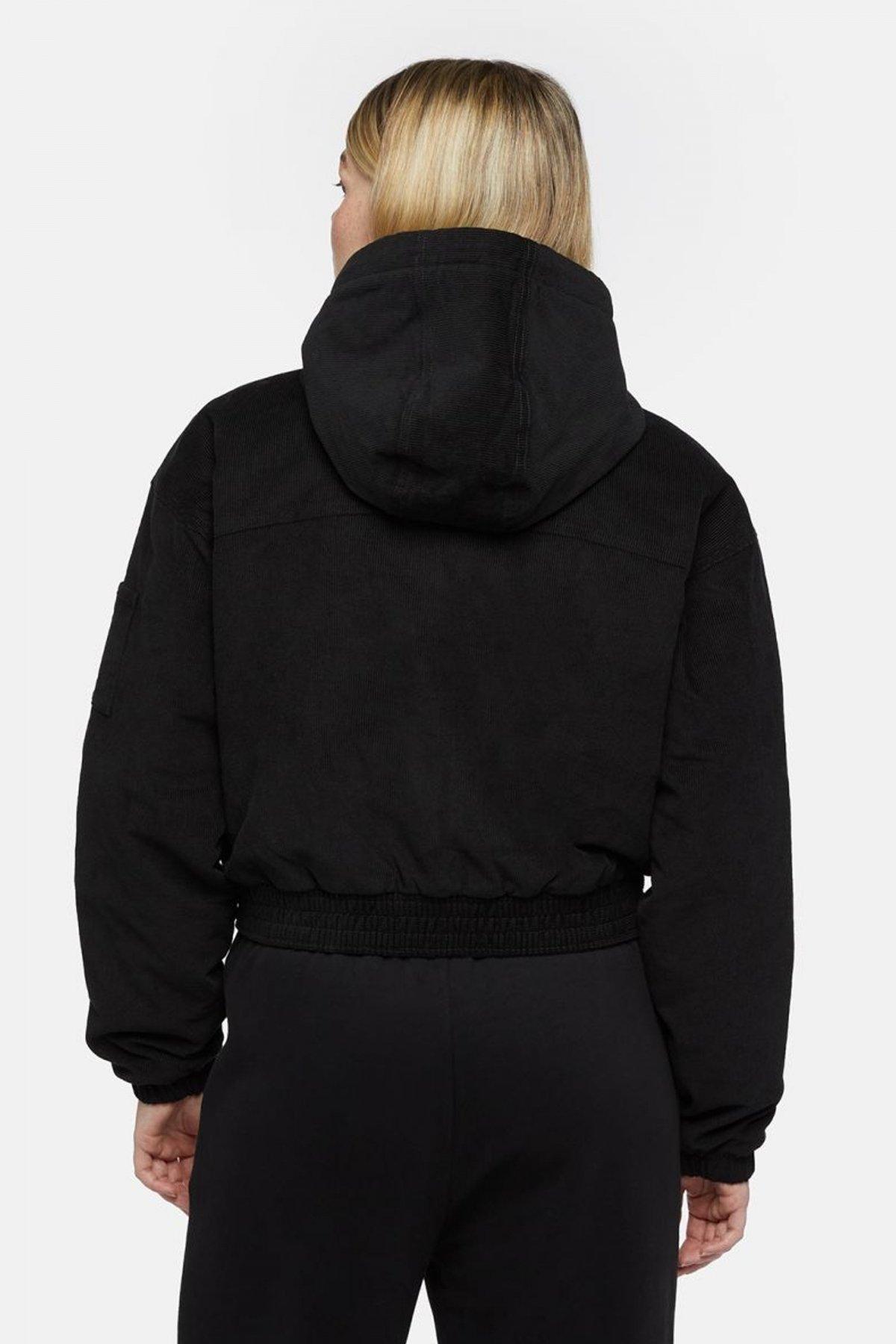 DICKIES CORDUROY HOODED JACKET en color NEGRO (3)