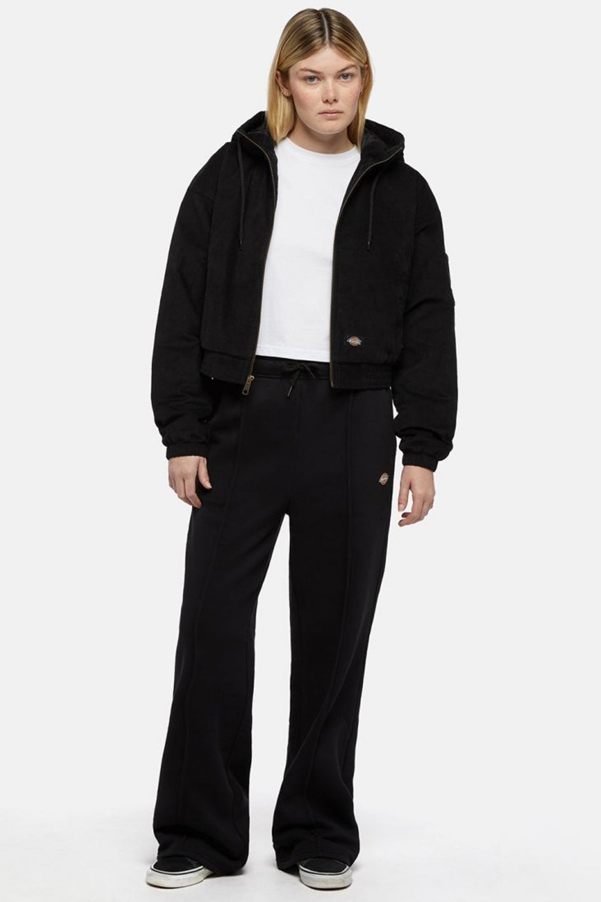 DICKIES CORDUROY HOODED JACKET en color NEGRO (4)
