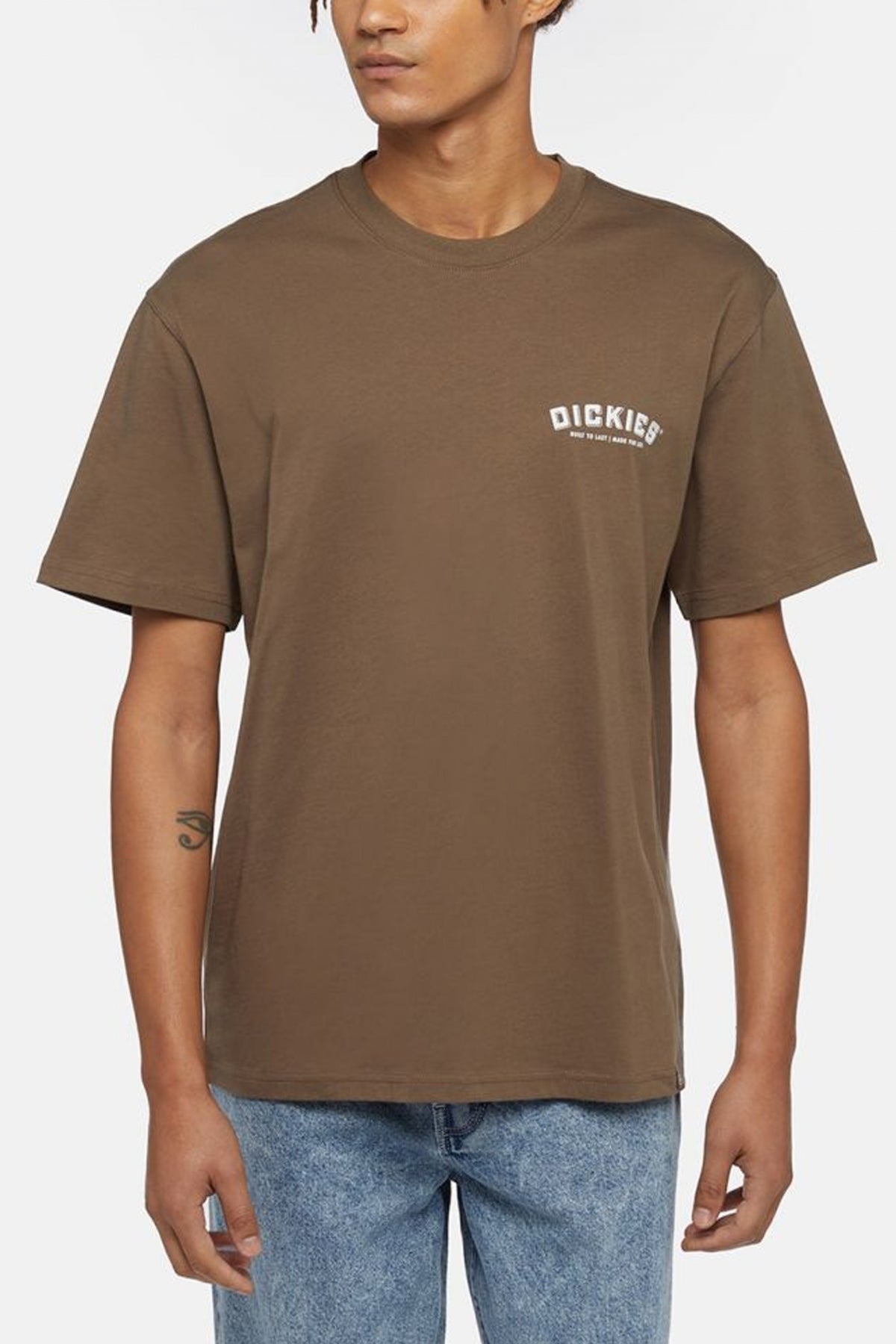 DICKIES BUILDER TEE SS en color MARRON (1)