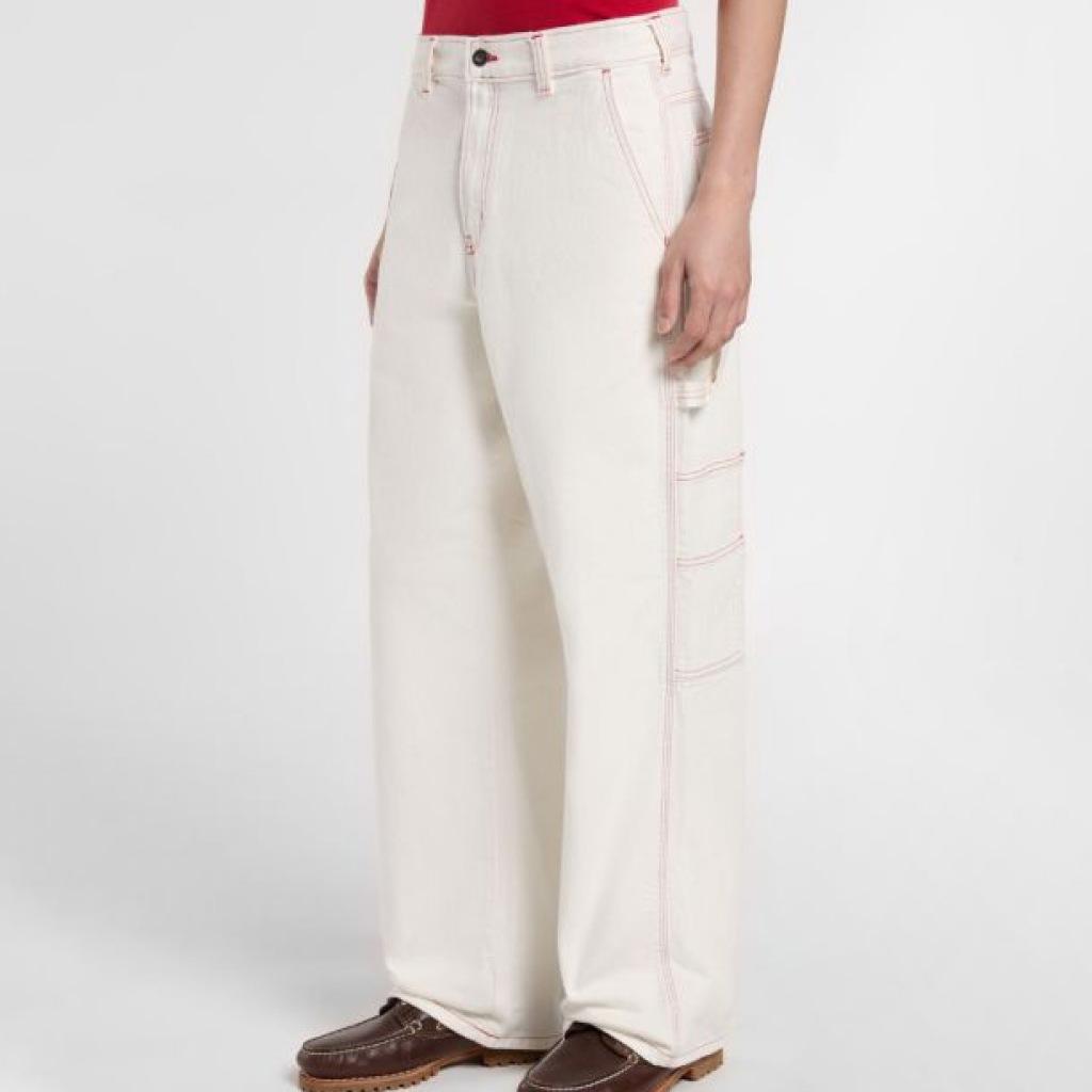 DICKIES LOOSE DENIM PAINTER en color BLANCO (5)