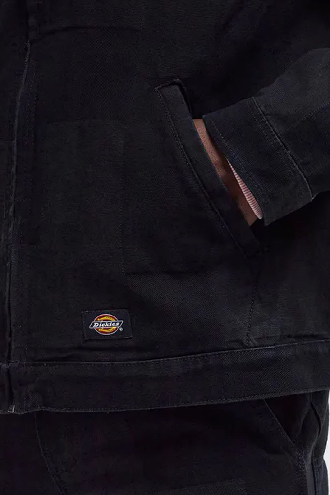 DICKIES DKAZRIN JACQUARD EISENHOWER en color NEGRO (4)