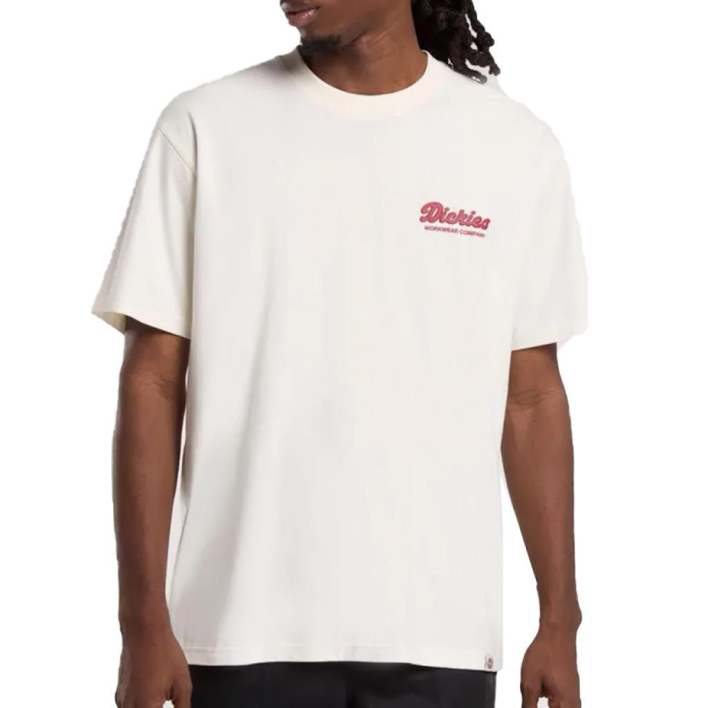 DICKIES LEWISTOWN SS TEE EGRET en color BLANCO (4)