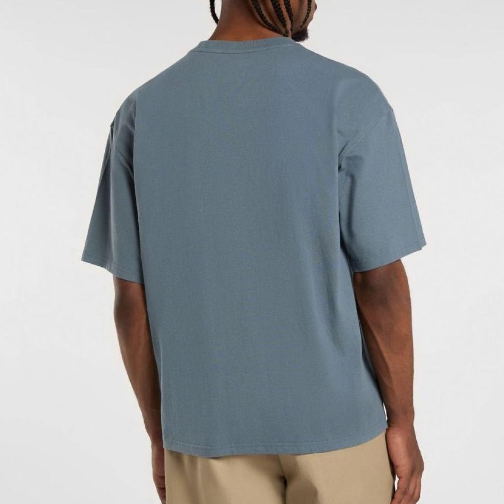 DICKIES LEWISTOWN EMBRO TEE en color AZUL (5)