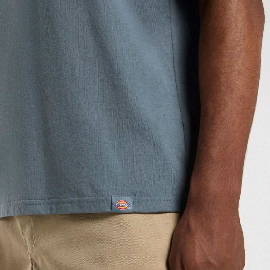 DICKIES LEWISTOWN EMBRO TEE en color AZUL (6)