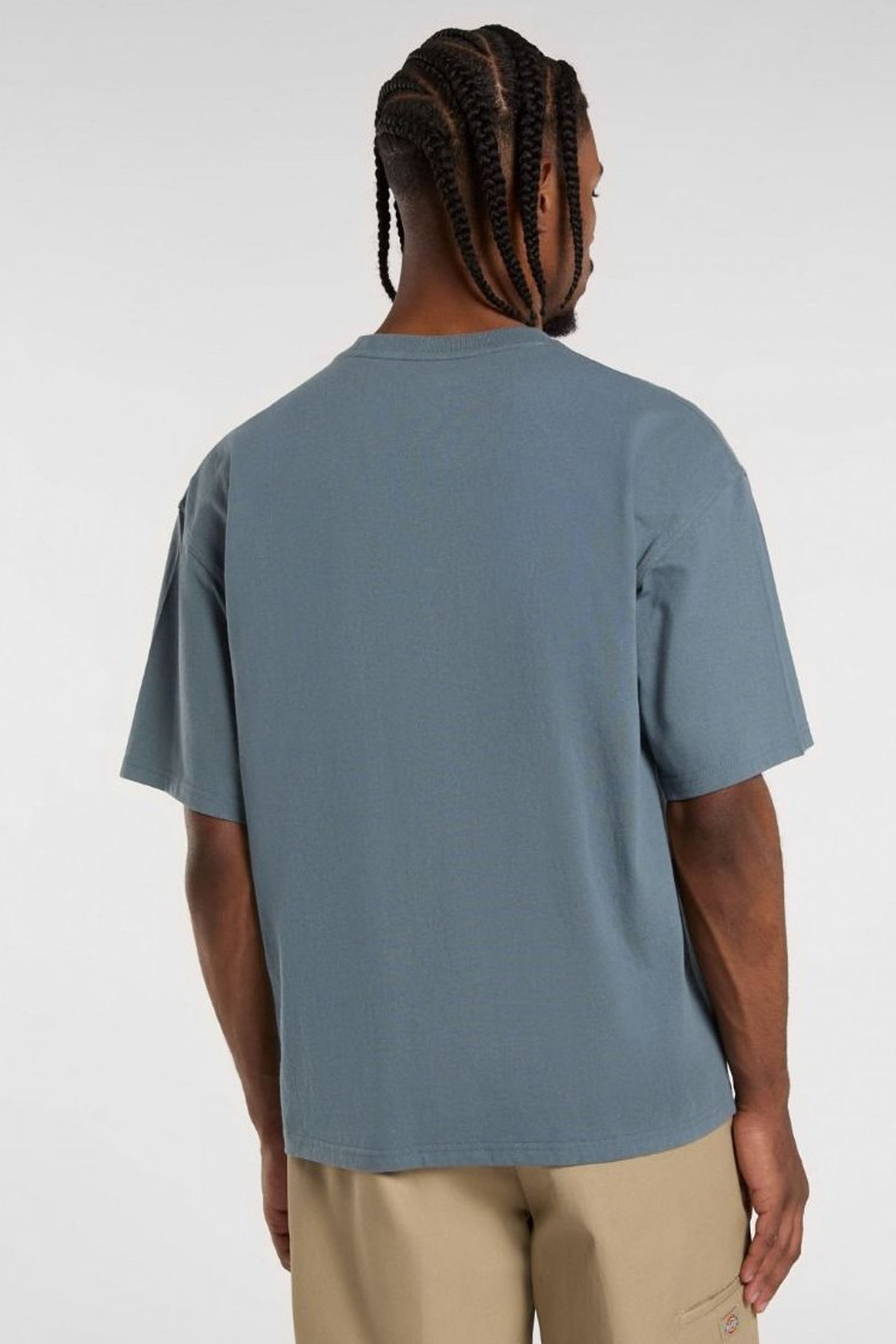DICKIES LEWISTOWN EMBRO TEE en color AZUL (2)