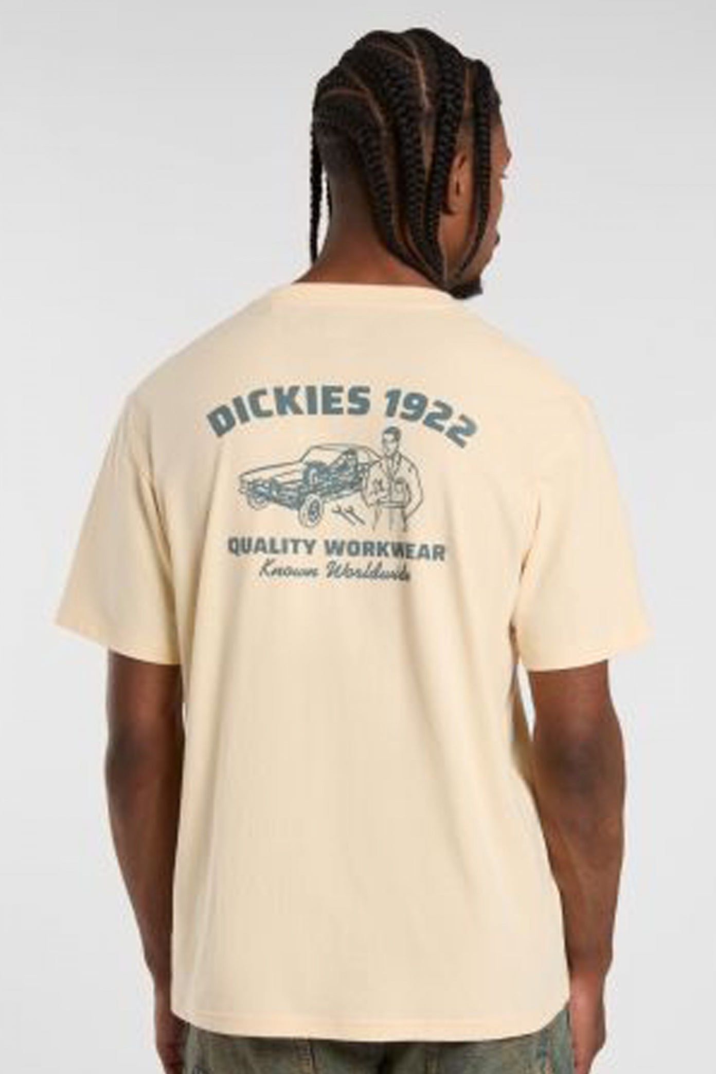 DICKIES MECHANIC SS TEE CORN en color AMARILLO (2)