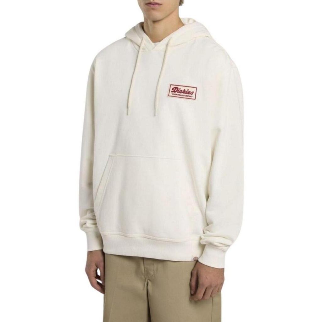 DICKIES LEWISTOWN HOODIE EGRET en color BLANCO (4)