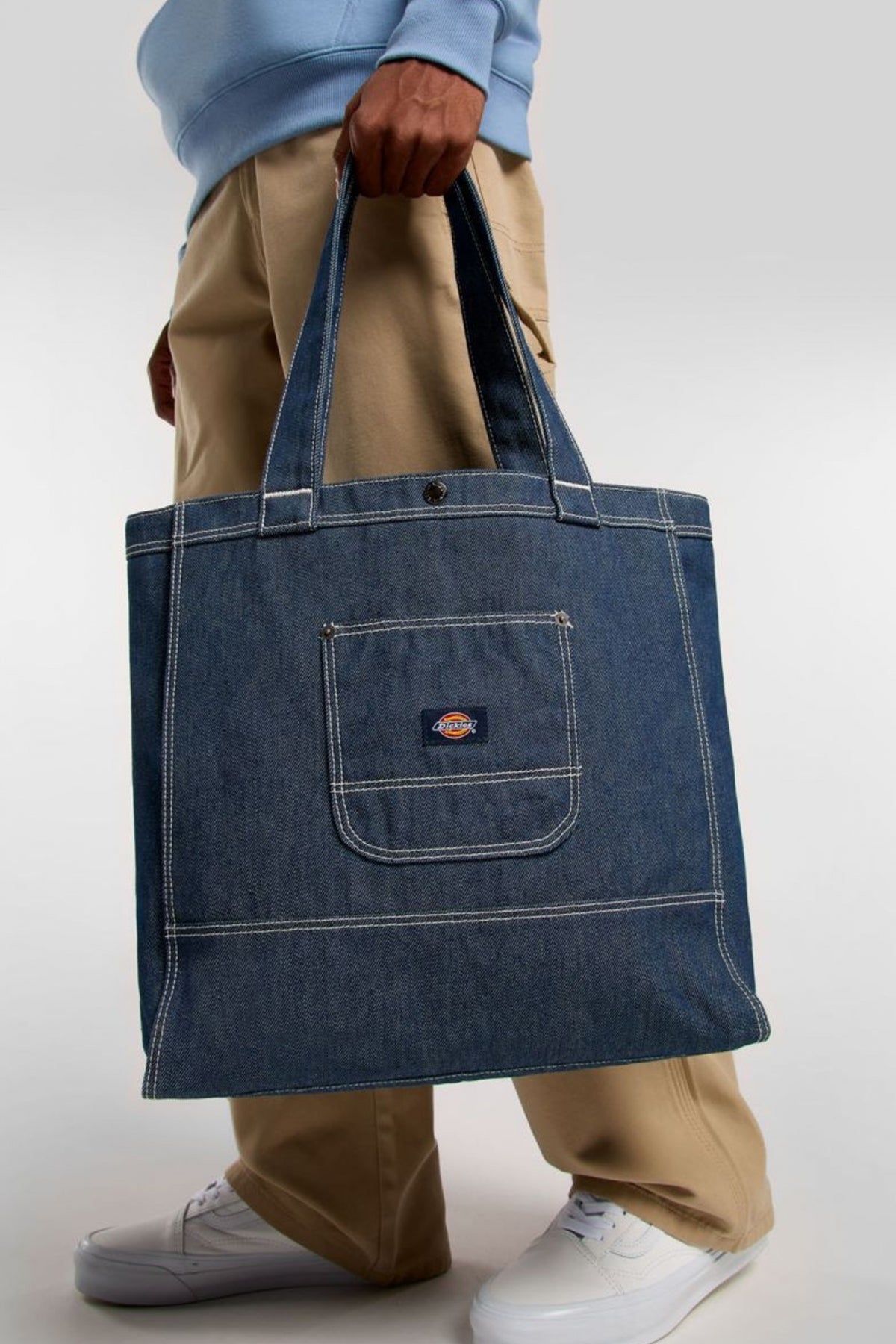 DICKIES TOTE BAG RINSED en color AZUL (4)