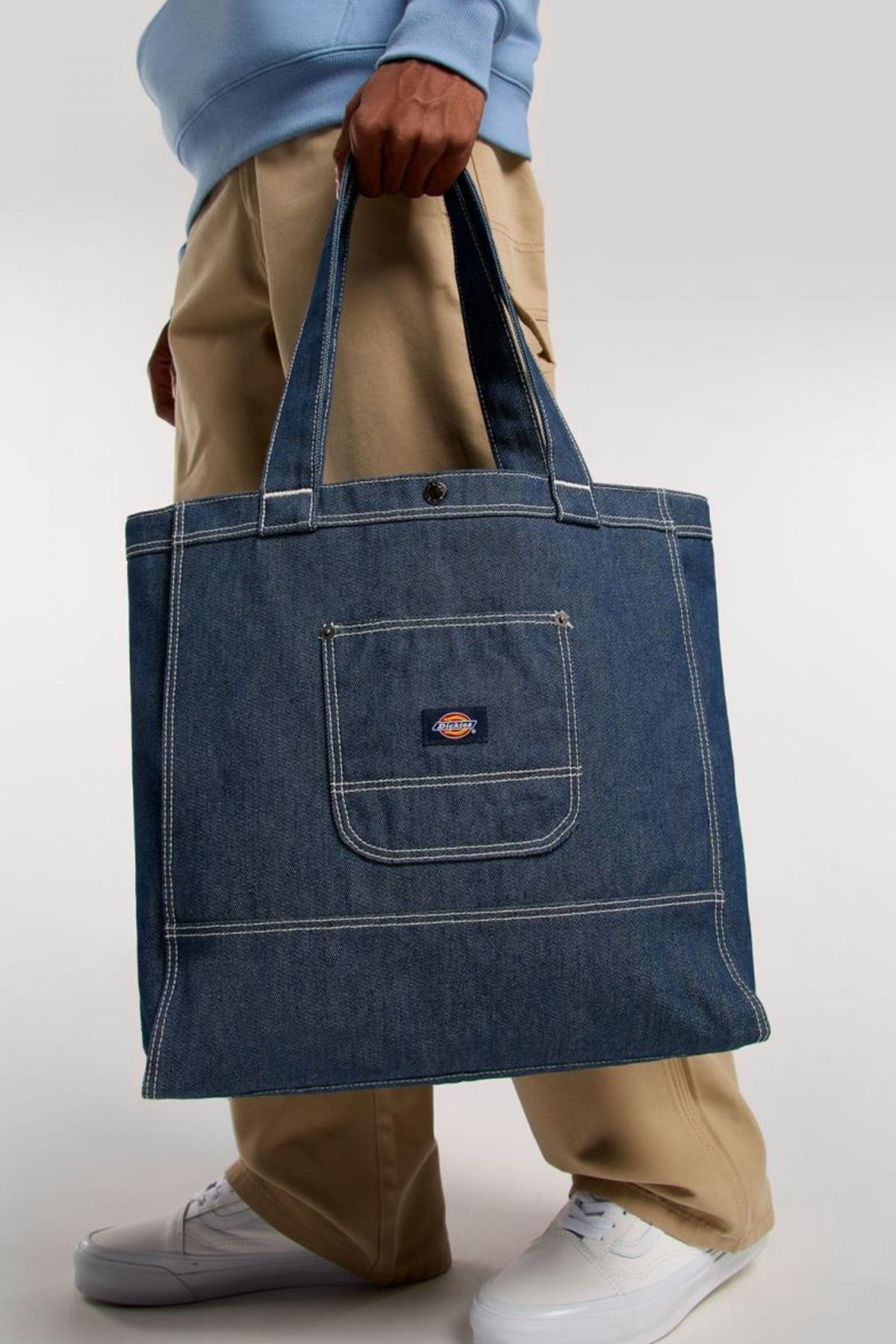 DICKIES TOTE BAG RINSED en color AZUL (4)