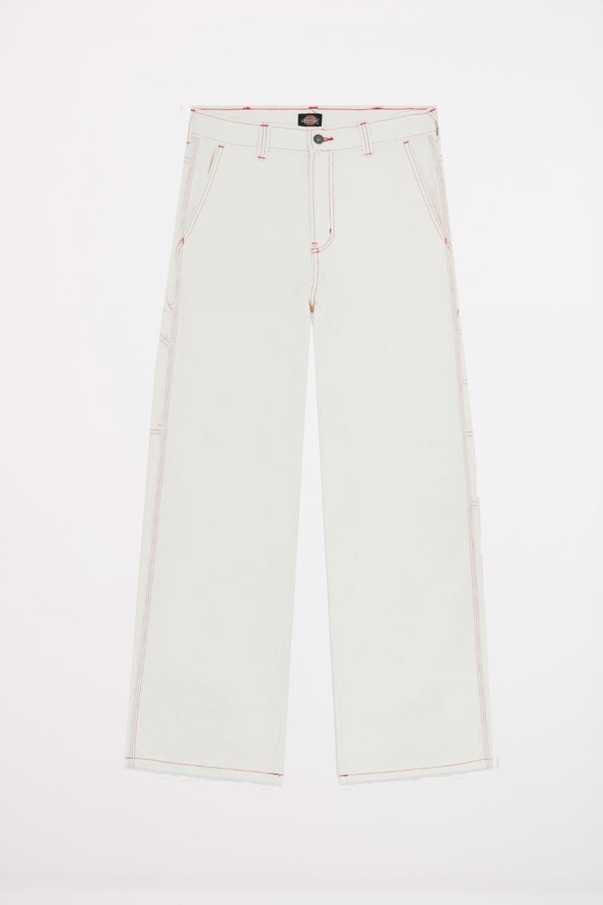 DICKIES LOOSE DENIM PAINTER EG en color BLANCO (2)