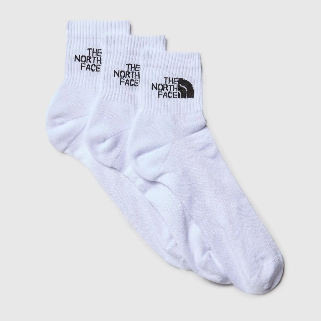 THE NORTH FACE MLSPRT SOCK CSH QRTR en color BLANCO (4)