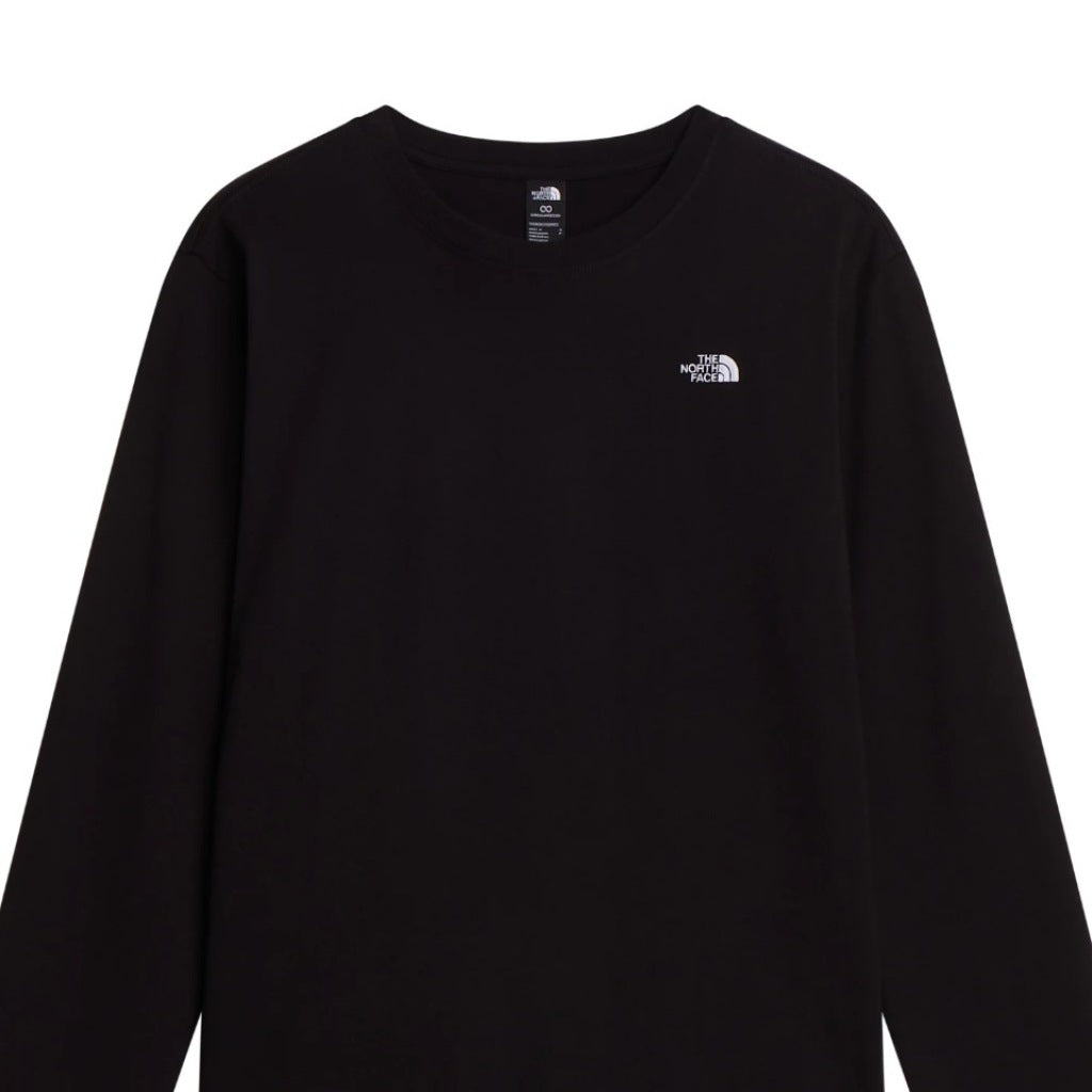 THE NORTH FACE W ESS SD RLX LS TEE en color NEGRO (4)