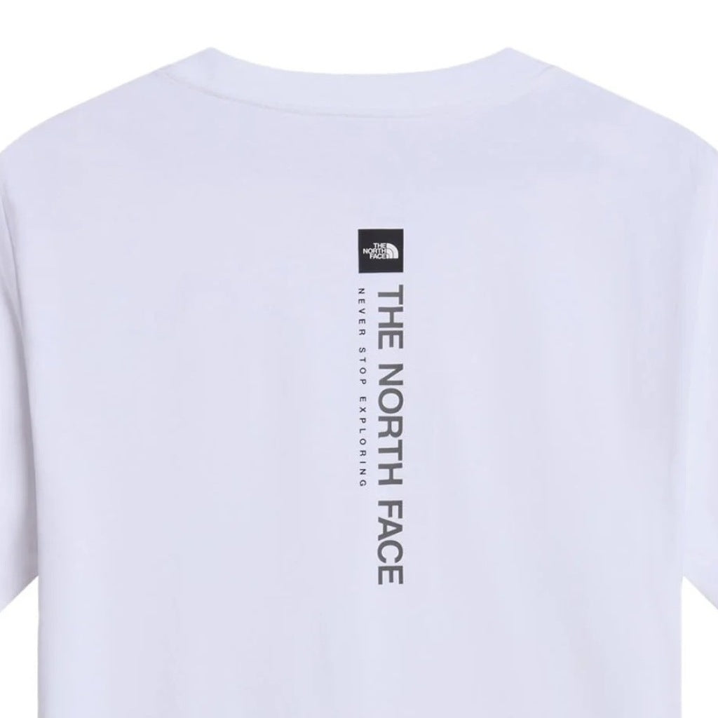 THE NORTH FACE M VERTICAL REG SS TEE en color BLANCO (6)
