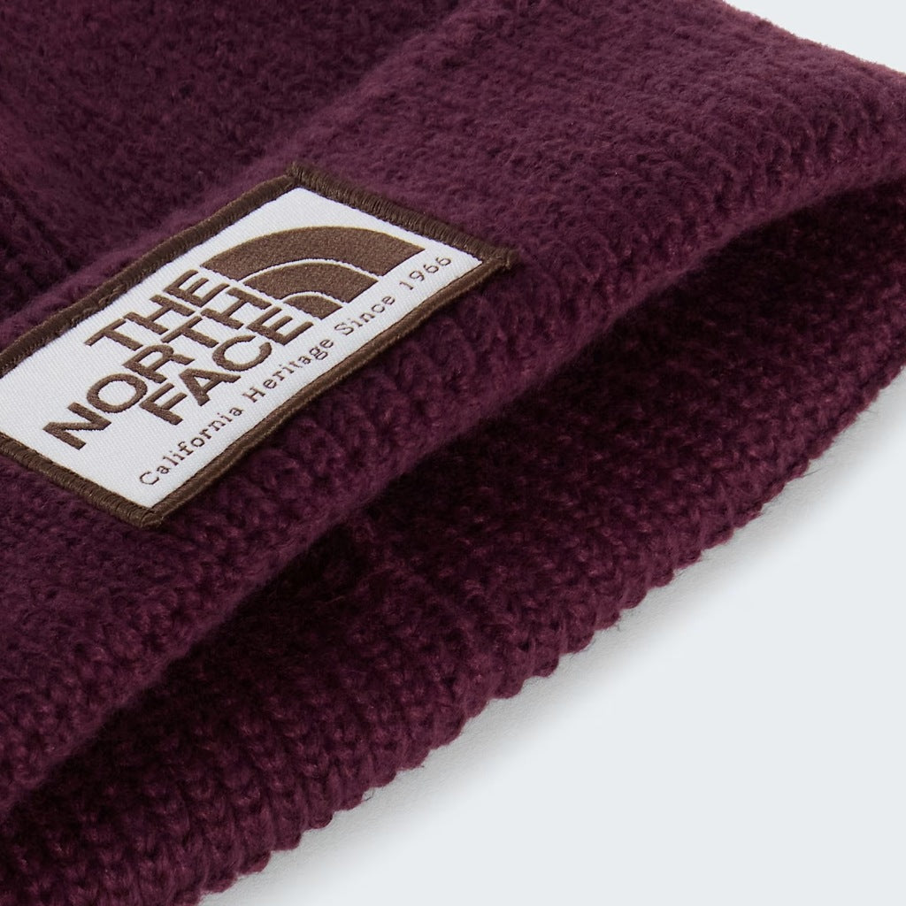 THE NORTH FACE TNF LOGO BOX CUFFED BNE en color BURDEOS (5)