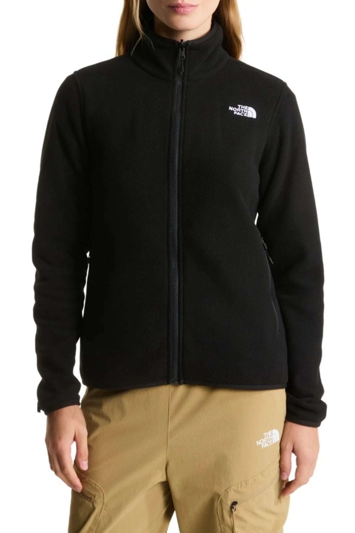 THE NORTH FACE W GLACIER FLEECE JACKET en color NEGRO (1)