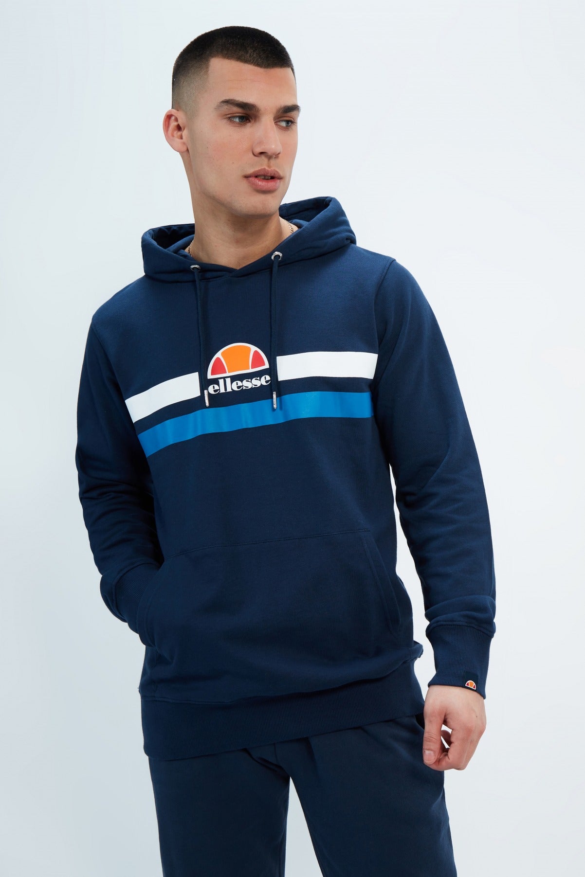 ELLESSE ALRONI OH HOODY en color AZUL (2)